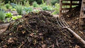 Compost maison potager